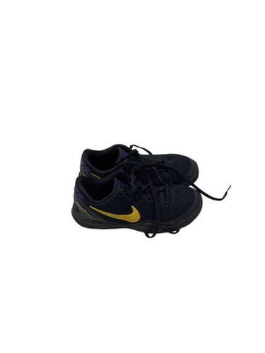 Used Nike KOBE 8 LAKERS AWAY PS Basketball Shoes Y Black Junior 02 11347-S000256262