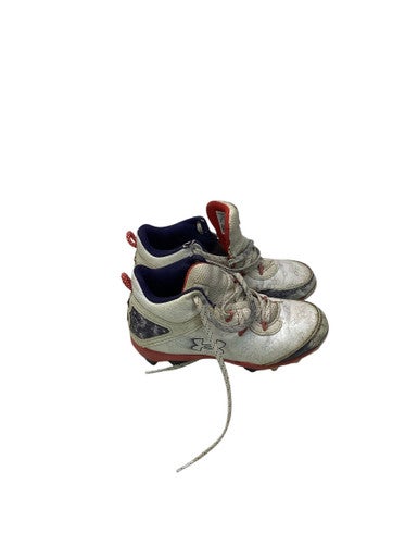 Used Under Armour BH RED AND BLUE BB/SB Cleats Red Junior 02.5 11347-S000256249