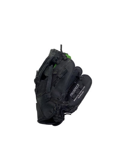 Used Mizuno POWER CLOSE BB/SB Glove RH Throw Black 9" 11347-S000256244