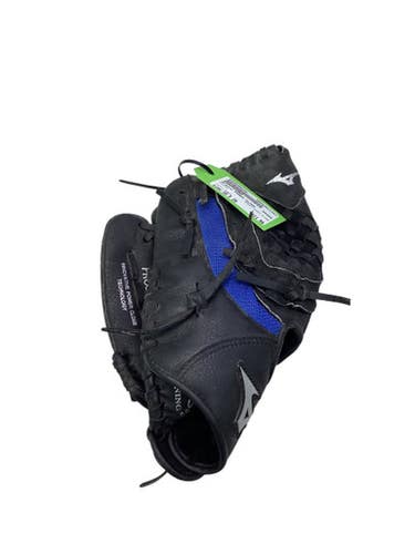 Used Mizuno POWER CLOSE BB/SB Glove LH Throw Black 10 1/2" 11347-S000256242
