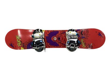 Used Burton CHOPPER 120 W/ MISSION SMALLS BINDINGS Boys Board/Binding Red 120 cm 11347-S000256174