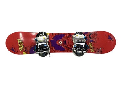 Used Burton CHOPPER 120 W/ MISSION SMALLS BINDINGS Boys Board/Binding Red 120 cm 11347-S000256174