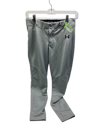 Used Under Armour GRAY PANT BB/SB Pant Boys Black LG 11347-S000256162