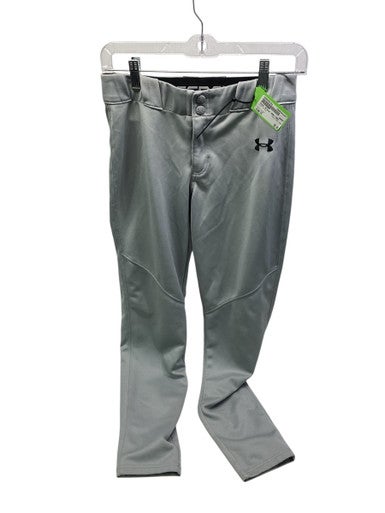 Used Under Armour GRAY PANT BB/SB Pant Boys Black LG 11347-S000256162