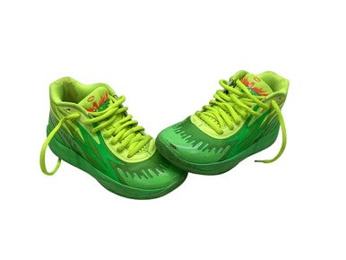Used Puma MELO SLIME Basketball Shoes Y Neon Green Junior 03 11347-S000256134