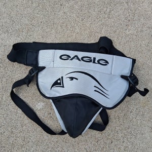 Senior hockey goalie jock Eagle double cup (Used)
