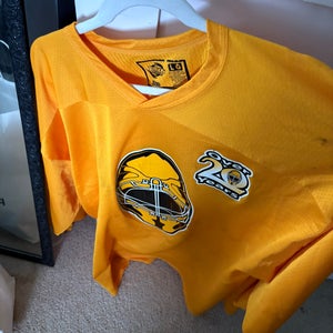 Yellow Goalie Cut Men's Vaughn Jersey (Used)