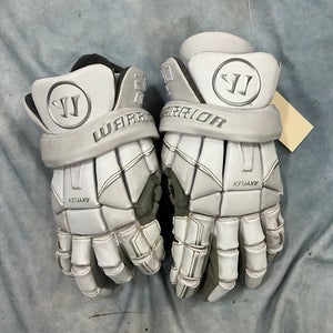White Warrior EVO QX Lacrosse Gloves Medium (Used)