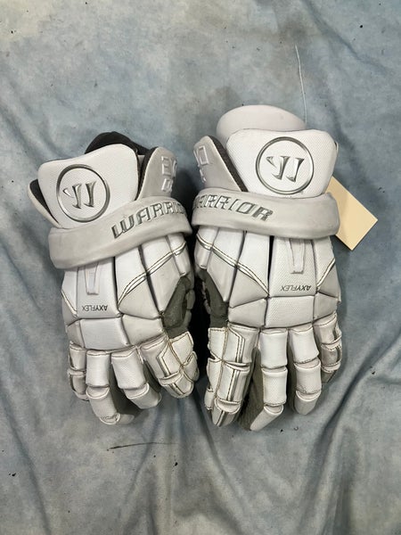 White Warrior EVO QX Lacrosse Gloves Medium (Used)