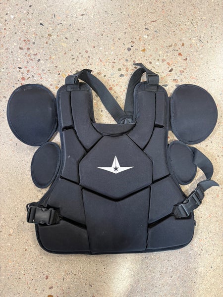 Black 14” All Star Catcher's Chest Protector (Used)