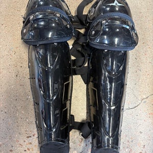 Black 17” All Star Catcher's Leg Guard (Used)