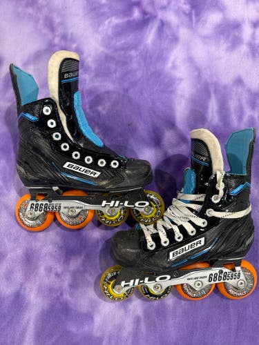 Junior Bauer RSX Inline Skates Regular Width Size 1 (Used)