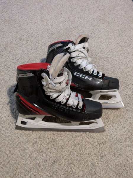 2023 CCM EFLEX 6.5 Hockey Goalie Skates Regular Width 8.5 (Used)