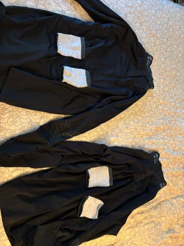 XL Senior Bauer Neck Guard Shirts with Swiftwick Wrist Guards (Used)