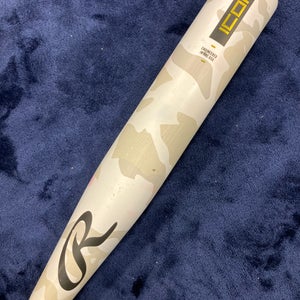2025 Rawlings Icon Composite Bat USSSA Certified (-8) Composite 23 oz 31" (Used)