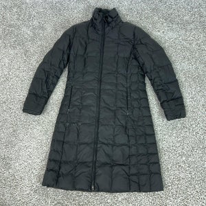 Patagonia Jacket Womens XS Black Long Quilted Puffer Coat Down With It Parka