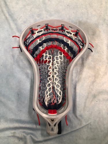 Gray ECD Lacrosse Custom Ion Strung Head (New)