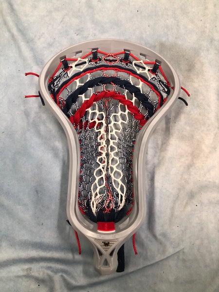 Gray ECD Lacrosse Custom Ion Strung Head (New)
