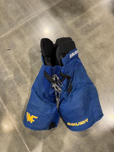 Blue Senior XL Bauer Hockey Pants (Used)