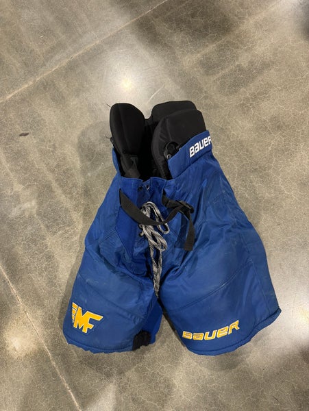 Blue Senior XL Bauer Hockey Pants (Used)