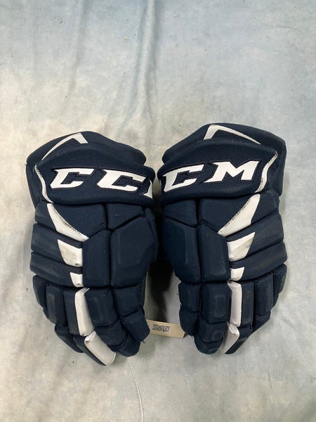 Blue Junior CCM JetSpeed Xtra Pro Gloves 12" (Used)