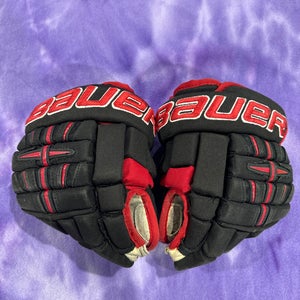 Black Junior Bauer 4 Roll Gloves 10" (Used)