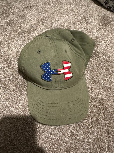 American Flag Under Armor Hat