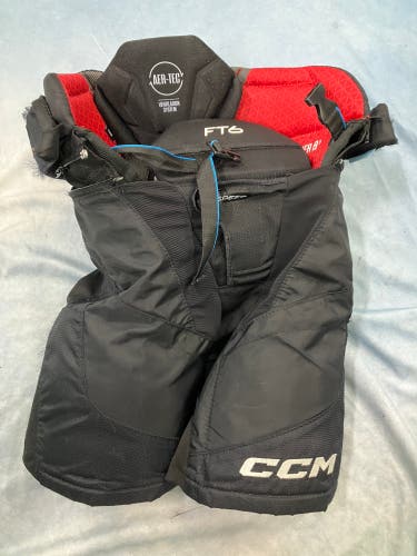Black Junior Small CCM Jetspeed ft6 Hockey Pants (Used)