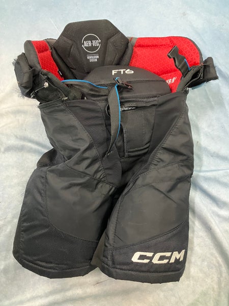 Black Junior Small CCM Jetspeed ft6 Hockey Pants (Used)