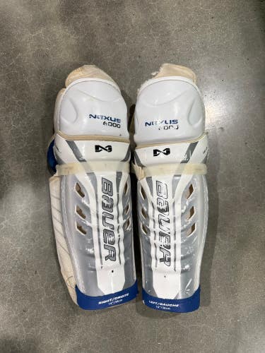 Senior Bauer Nexus 6000 Shin Pads 14" (Used)