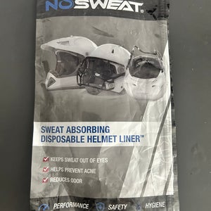 (New) No Sweat helmet liners