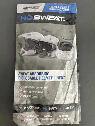 (New) No Sweat helmet liners