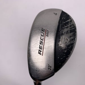 TaylorMade Rescue Mid 4 Hybrid 22* Regular Graphite Mens LH