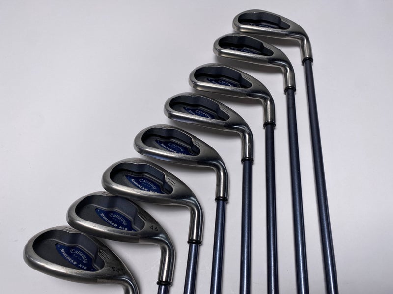 Callaway X-16 Iron Set 4-PW+SW System CW75 Regular Graphite Mens RH