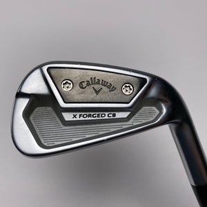 Callaway X Forged CB 21 Single 7 Iron Project X IO 6.0 110g Stiff Steel Mens RH