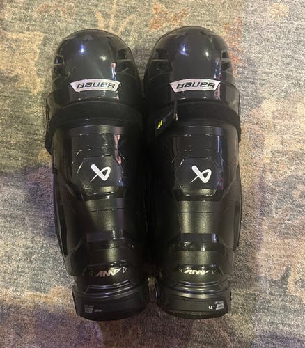 Senior Bauer M5 Pro 14" Shin Pads (Used)