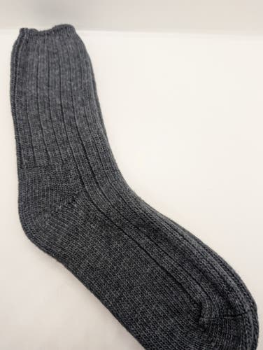 Merino Wool Ragg Sock - Charcoal - 2 Pairs - new