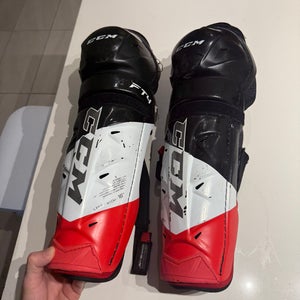 Senior CCM JetSpeed FT4 16" Shin Pads (Used)