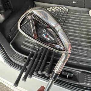 Men's TaylorMade M4 Right Handed Iron Set Stiff Flex (7 Clubs) #5 - #9, PW, GW Steel Shaft (Used)