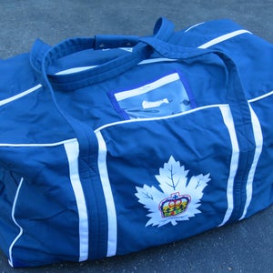 JRZ Toronto Marlies AHL Leafs Pro Stock Hockey Team Equipment Travel Bag Player