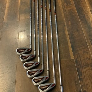 Men's Callaway Diablo Edge Left Hand Iron Set Uniflex Steel Shaft (Used)