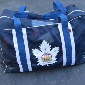 JRZ Toronto Marlies AHL Leafs Pro Stock Hockey Team Mesh Equipment Travel Bag Player