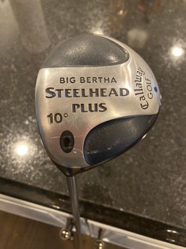 Men's Callaway Big Bertha SteelHead Plus Left Hand Driver Regular Flex 10 Loft (Used)