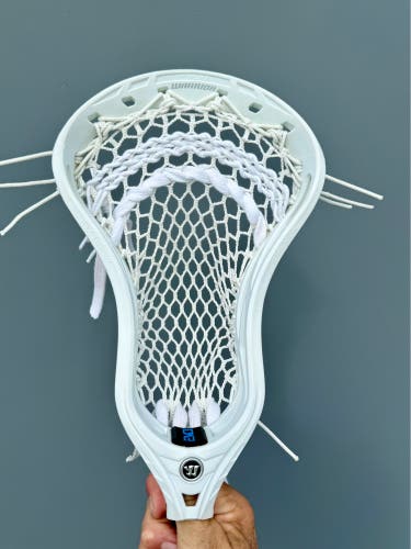 SPECIAL ORDER - CUSTOM - Warrior EVO QX2-D, White, Pro Strung, Hero 3.0, Mid-Low