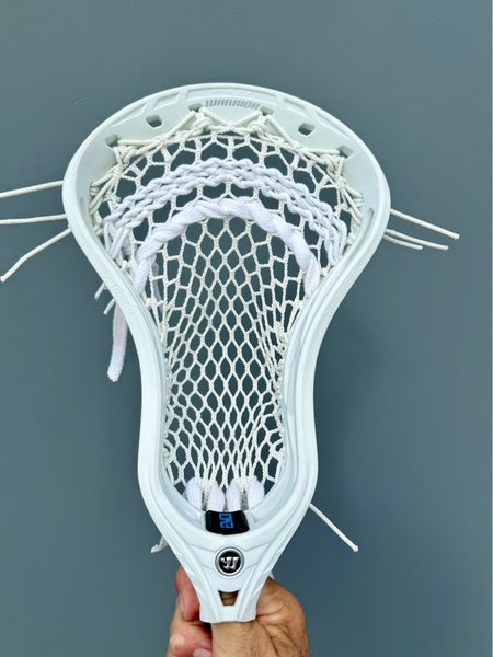 SPECIAL ORDER - CUSTOM - Warrior EVO QX2-D, White, Pro Strung, Hero 3.0, Mid-Low