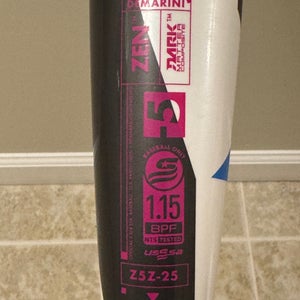 2025 DeMarini CF Zen Composite USSSA Certified Bat (-5) 25 oz 30" (Used)