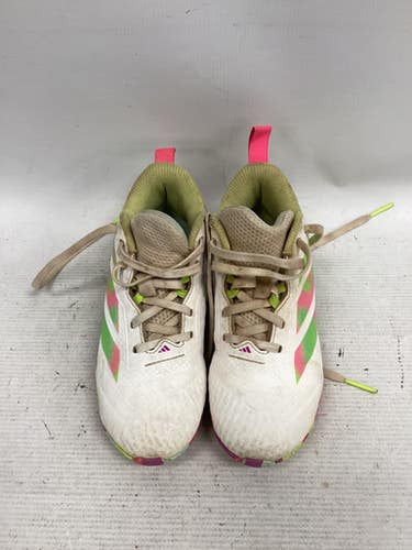 Used Adidas ADIZERO BB/SB Cleats White Junior 01 11851-S000038324