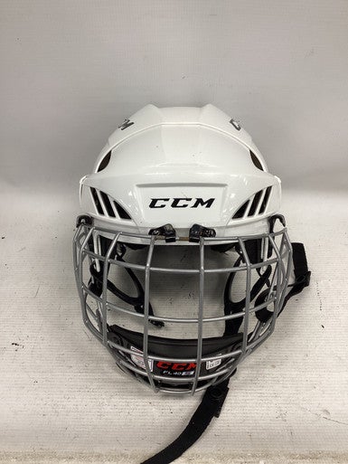 Used CCM FL 40 Helmet Cage Combo White SM 11851-S000038342