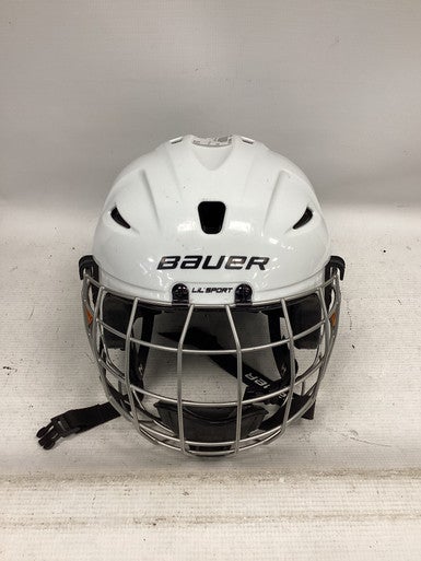 Used Bauer LIL SPORT Helmet Cage Combo White One Size 11851-S000038339