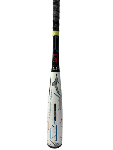 Used Mizuno 340453 BB/SB Fastpitch Bat Black And White 24" 11835-S000198403